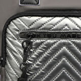 Smart Bags Parlak Kumaş Çapraz Askılı Kadın Omuz Çantası 3248