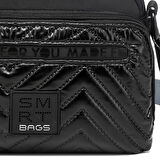 Smart Bags Parlak Kumaş Çapraz Askılı Kadın Postacı Çantası 3249
