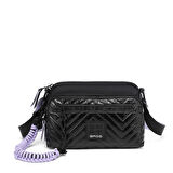 Smart Bags Parlak Kumaş Çapraz Askılı Kadın Postacı Çantası 3249