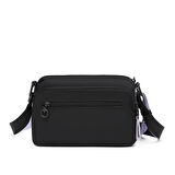 Smart Bags Parlak Kumaş Çapraz Askılı Kadın Postacı Çantası 3249