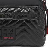 Smart Bags Parlak Kumaş Çapraz Askılı Kadın Postacı Çantası 3249