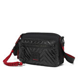 Smart Bags Parlak Kumaş Çapraz Askılı Kadın Postacı Çantası 3249