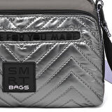 Smart Bags Parlak Kumaş Çapraz Askılı Kadın Postacı Çantası 3249