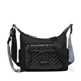 Smart Bags Parlak Kumaş Çapraz Askılı Kadın Postacı Çantası 3251