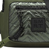 Smart Bags Parlak Kumaş Çapraz Askılı Kadın Postacı Çantası 3251