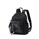 Smart Bags Parlak Kumaş Küçük Boy Askılı Kadın Sırt Çantası 3252