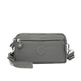 Smart Bags Mini Boy Postacı Çantası ve Cüzdanı Krinkıl Kumaş 1112