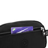 Smart Bags Mini Boy Postacı Çantası ve Cüzdanı Krinkıl Kumaş 1112