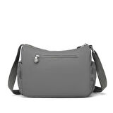 Krinkıl Kumaş Kadın Postacı Çantası Smart Bags 1115 K.Gri