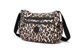 Smart Bags Krinkıl Kumaş Kadın Çapraz Çanta 1115 Leopar