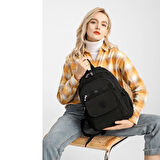 Orta Boy Kadın Sırt Çantası Smart Bags Krinkıl Kumaş 1187