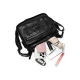 Yıkama Deri Postacı Askılı Kadın Çantası 21-K Barcelona 1934