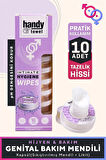 Handy Towel Classic Genital Bölge Intim Hijyen Kapsülü 10 x 4,5 ml ( Likit, %100 Selüloz Mendil)
