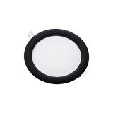 ZMR Panel Spot Siyah Kasa Beyaz Işık 6500K 12W