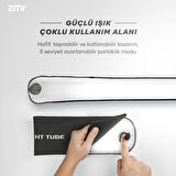 Taşınabilir Kamp Led Lambası, Solar Panelli Light Tube, İP66 Tüm Ortam Kullanımlarına Uygun