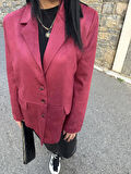 Nubuk ceket bordo Massimo Dutti modelli 