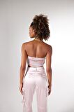 Crop Model Balenli Saten Maddy Büstiyer Pudra