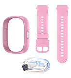 Wiky Watch 5 Plus Kasa Kordon Pembe Set + Adaptör & Şarj Kablosu