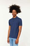 CAZADOR CAZ 4613 İNDİGO POLO YAKA T-SHIRT
