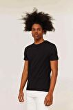 CAZADOR BİSİKLET YAKA DÜZ RENK T-SHIRT