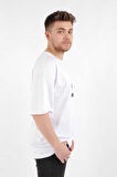 4075 Cazador Erkek  T-shirt BEYAZ