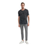 Bisiklet Yaka Regular Fit Pamuklu Triko Tişört