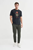 Cazador 4046 Erkek Bisiklet Yaka T-Shirt