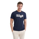 Erkek Marka Yazılı T-shirt