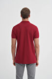 Cazador Erkek T-shirt Polo Yaka 4613 Bordo