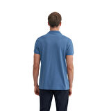 Erkek Polo Yaka Slim Fit Pike Düz Pamuklu Tişört