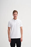 CAZ 4615 POLO YK.LCY SÜP. t-shirt BEYAZ