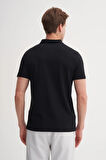 CAZ 4615 POLO YK.LCY SÜP. t-shirt SİYAH