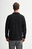 Cazador Regular Fit Likralı İnce Polar Dik Yaka Fermuarlı Sweatshirt-53080