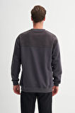 Cazador Relax Fit Pamuk Karışımlı Intersoft Sweatshirt-50080