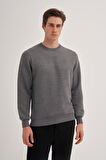 Caz 50460 Erkek Slim Fit Bisiklet Yaka Sweatshirt