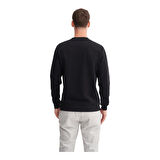 Erkek Slim Fit Pamuk Karışımlı Selanik Örgü Sweatshirt 56400 