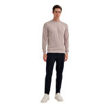 Slim Fit Mevsimlik 3 İplik Pamuk Karışımlı Sweatshirt-56100