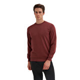 Slim Fit Mevsimlik 3 İplik Pamuk Karışımlı Sweatshirt-56100