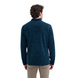Yarım Balıkçı Yaka Kalın Polar Regular Fit Sweatshirt-56320
