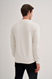 CAZ 52350 Bis.Yk. Sweat,Ekru,M
