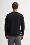 Cazador CAZ 53290 BİSİKLET YAKA ERKEK SİYAH SWEAT (25 KIŞ)