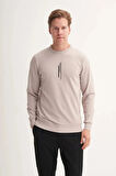 Cazador Slim Fit Mevsimlik 3 İplik Pamuk Karışımlı Sweatshirt-54185
