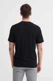 Cazador Bisiklet Yaka Dokulu Erkek T-shirt 42530 Siyah