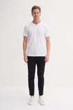 Cazador 42270 Erkek Beyaz Patlı Tshirt