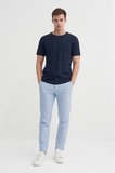 Cazador Erkek Lacivert Bisiklet Yaka T-shirt 46180