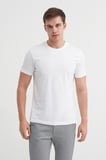 Cazador Basic Süprem Erkek T-shirt  46230 Beyaz