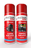 Factor360 Lastik Parlatıcı Sprey 500ml - Torpido Parlatıcı Sprey 500ml Avantajlı Paket
