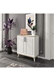 Flower 4 Bölmeli Ayakkabılık %100 Mdf