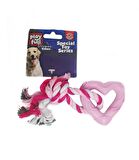 Playfull Plastik ve İpli Kalp Köpek Oyuncağı 18 Cm
