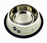Playfull Desenli Çelik Mama ve Su Kabı 24 Oz